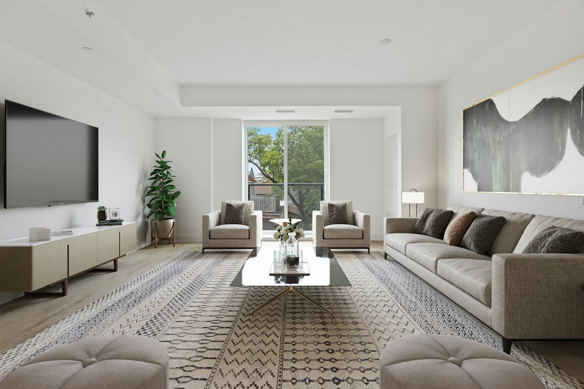 Illustrative modern residential interior